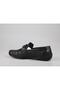 21112 Genuine Leather Black Men's Casual Shoes - 2