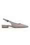 Women's Open Back Low Ballerina Ballerina-Cream