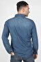 Medium Blue Men's Shirt - 2