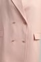 Butterfly Buttoned Oversize Powder Double Breasted Jacket - 3