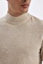 Slim Fit Slim Fit Half Turtleneck Basic Plain Knitwear Sweater R1127Az24Wn - 5