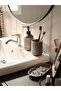 TVÅLSJÖN 3-Piece Bathroom Set – Stoneware Dispenser 40cl + Holder & Tray – IKEA - 2