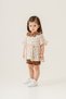 Baby Girl Buttoned Dress Shorts Two-Piece Set - 3