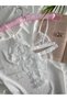 Shiny Tape Detailed Lace Bralet Bra Set Set of 4 - 3