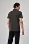 Men's Khaki Polo Neck T-Shirt 1412034 - 6