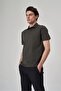 Men's Khaki Polo Neck T-Shirt 1412034