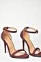 B 922112602   Burgundy Suede Thin Heeled Women's Shoes - 6