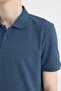 Regular Fit Short Sleeve Basic Plain Polo T-Shirt T0126Az24Sm - 5