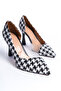 Patterned Heeled Women's Shoes - 3
