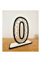 0 Year Old Birthday Table Decoration (Bjk Themed Black-White) - 2