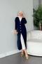 Long Cold Rope Cardigan Navy Blue - 3