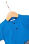 Baby Boy Elephant Embroidered Plaid Shorts Summer Buttoned Judge Collar 6-9-12-18-24 Months Baby Set - 2