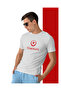 Tumosan Tractor Printed Crew Neck T-Shirt -Tm2003