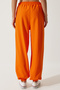 Women's Orange Baggy Jogging Sweatpants AP00158 - 5