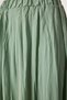 Women's Green Wrinkled Effect Summer Flared Woven Skirt Dd01347 - 5