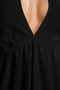 Siyah Dokuma Maxi Plaj Elbise TBESS25EL00136 - 3