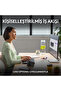 Wave Keys Kablosuz Bluetooth Dolgulu Avuç İçi Destekli Ergonomik Türkçe Q Klavye, Siyah 920-012311 - 8