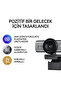 MX BRIO Ultra HD 4K Gizlilik Kapaklı ve Mikrofonlu Yayın Web Kamerası, Koyu Gri 960-001559 - 11
