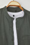 Haki %100 Keten Oversize Fit Gömlek TMNSS25GO00058 - 7