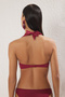 Bordo Straplez Kaplı Bikini Üstü TBESS25BU00054 - 4