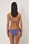 Şal Desen Regular Düşük Bel Bikini Altı TBESS24BA00121 - 3