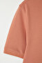 Dusty Rose Regular Fit Eagle Embroidery Detail Polo Neck T-shirt TMNSS25PO00017 - 4