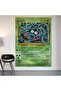 Tangela Pokemon Card Wall Cloth Wall Tapestry First Quality Satin Fabric Poster - 2
