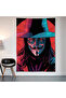 V for Vendetta Wall Drape Wall Tapestry First Quality Satin Fabric Poster - 2