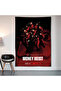 Money Heist Wall Cloth Wall Tapestry First Quality Satin Fabric Poster - 2