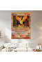 Moltres Pokemon Card Wall Cloth Wall Tapestry First Quality Satin Fabric Poster