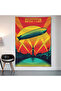 Led Zeppelin Wall Drape Wall Tapestry First Quality Satin Fabric Poster - 2