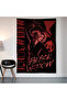 Black Widow Wall Drape Wall Tapestry First Quality Satin Fabric Poster - 2