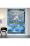 Seel Pokemon Card Wall Cloth Wall Tapestry First Quality Satin Fabric Poster - 2
