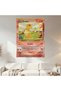 Charmander Pokemon Card Wall Cloth Wall Tapestry First Quality Satin Fabric Poster