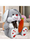 80 cm Best Friend Plush Rabbit for Children with Carrot in Hand - 4