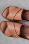 Sentence Women's Genuine Leather Low Heeled Orthopedic Sandals-S.Taba - 3