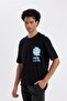 100% Cotton Comfort Regular Fit Relaxed Fit Crew Neck Back Printed Short Sleeve T-Shirt B5069Ax24Au - 5