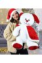 75 cm Santa Claus Teddy Bear with Hat New Year, Christmas Gift