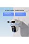 2K+2K Outdoor Dual Lens 360° Pan Tilt WiFi Camera, Auto Smart Tracking, Human/Vehicle Shape D - 3