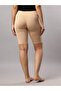 Seamless Maternity Over Belly Support High Waist shorts Panty - Skin - 4