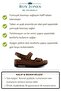 Women's Orthopedic Anatomical Sole Double Strap Velcro Back Buckle Daily Sandals Te - 5