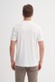 Men's Cazador White Premium Summer Regular Fit Relaxed Cut Polo Neck Custom Pattern T-Shirt - 4
