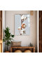 هاريكابيريف | طاولة زجاجية غير قابلة للكسر، نمط نبات القطن الأبيض الصغير | TMTEKLİ