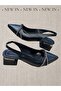 Straight Short Heelled Evening Daily Ballet Shoes - 3