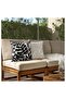 GRÖNKNAVEL Cushion cover, black white/outdoor indoor, 50 x 50 cm - 2