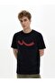 Peyoro Navy Blue Men's Crew Neck Short Sleeve T-Shirt 1225841826089301