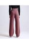 Women's Wide Leg Lycra Velcro Closure Elastic Palazzo Trousers – Cherry Rot - 2