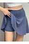 Sports Shorts Skirt High Waist Diving Fabric Swim Shorts - 2