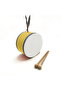 Leather Toy Children's Drum Yellow (2-5 Years) - 4