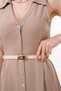 Cream Adjustable Size Women's Belt Trouser Belt Dress Belt Shirt Belt Coat Belt - 3